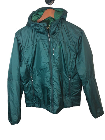 REI Hooded Puffy Jacket Green L