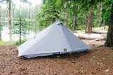Six Moon Designs Lunar Solo 1 Person Ultralight Tent Gray  New