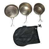 Snow Peak Ultralight Titanium Cookware 3pc Combo
