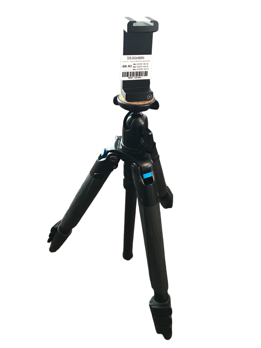 Slik Sprint Pro III Tripod With SBH-100 DQ Compact Ball Head Black Adj ...