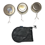 Snow Peak Ultralight Titanium Cookware 3pc Combo