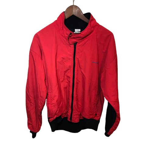 Cannondale Mens Vintage Cycling Windbreaker/Fleece Red Large
