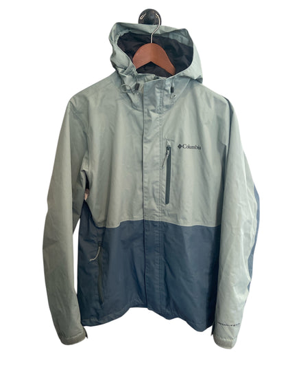 Columbia "Mens" Niagara Hikebound Rain Jacket Green Medium