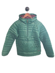 Outdoor Research Womens Down Pullover W/ Hood Green Small