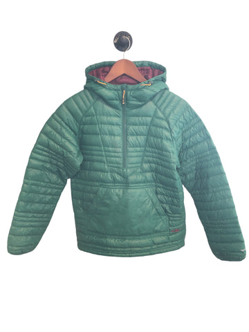 Outdoor Research Womens Down Pullover W/ Hood Green Small