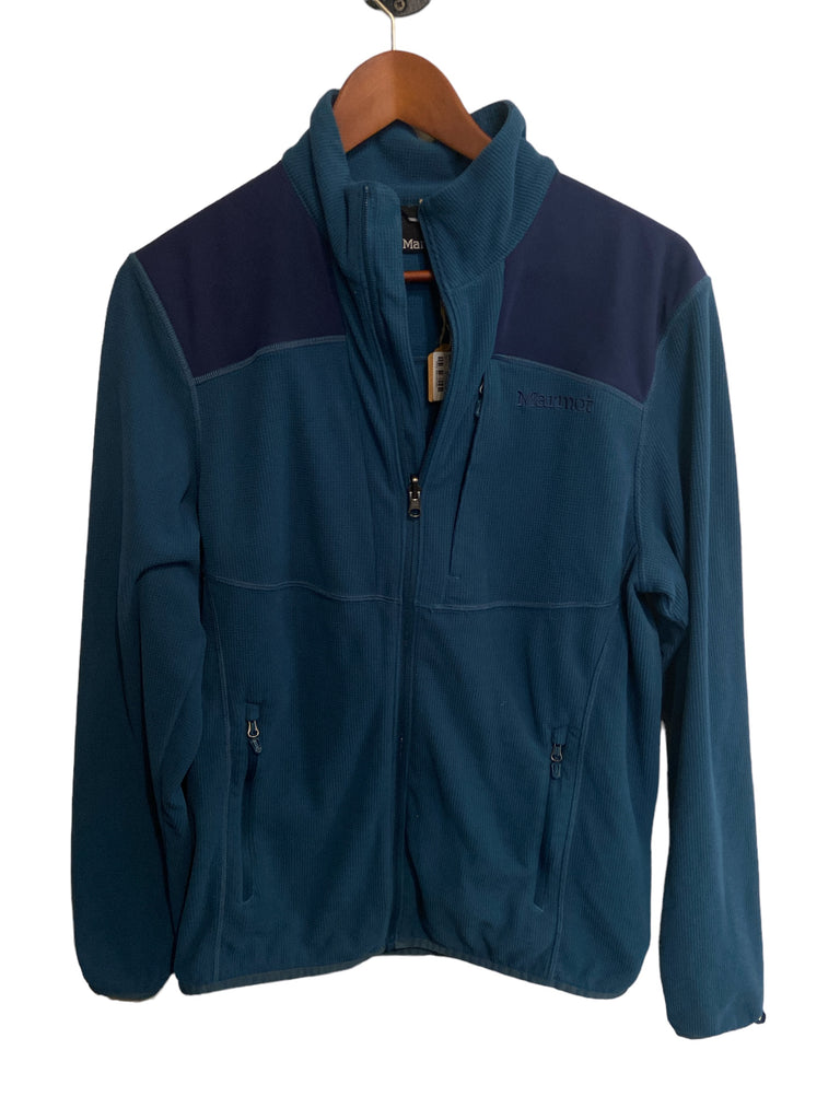 Marmot Reactor Micro Grid Fleece Blue Medium – Trail Hut