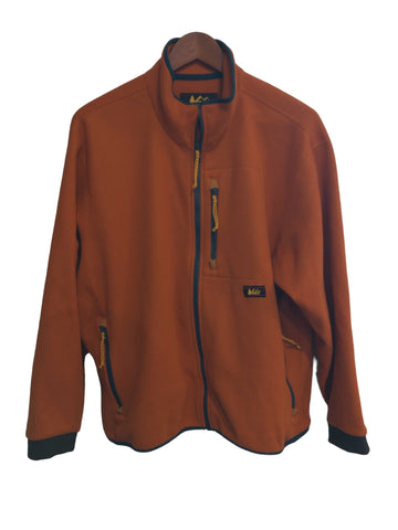 REI Trailsmith Fleece Jacket Orange L