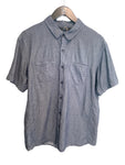 Arc'teryx Mens Short Sleeve Button Up Shirt Denim Medium