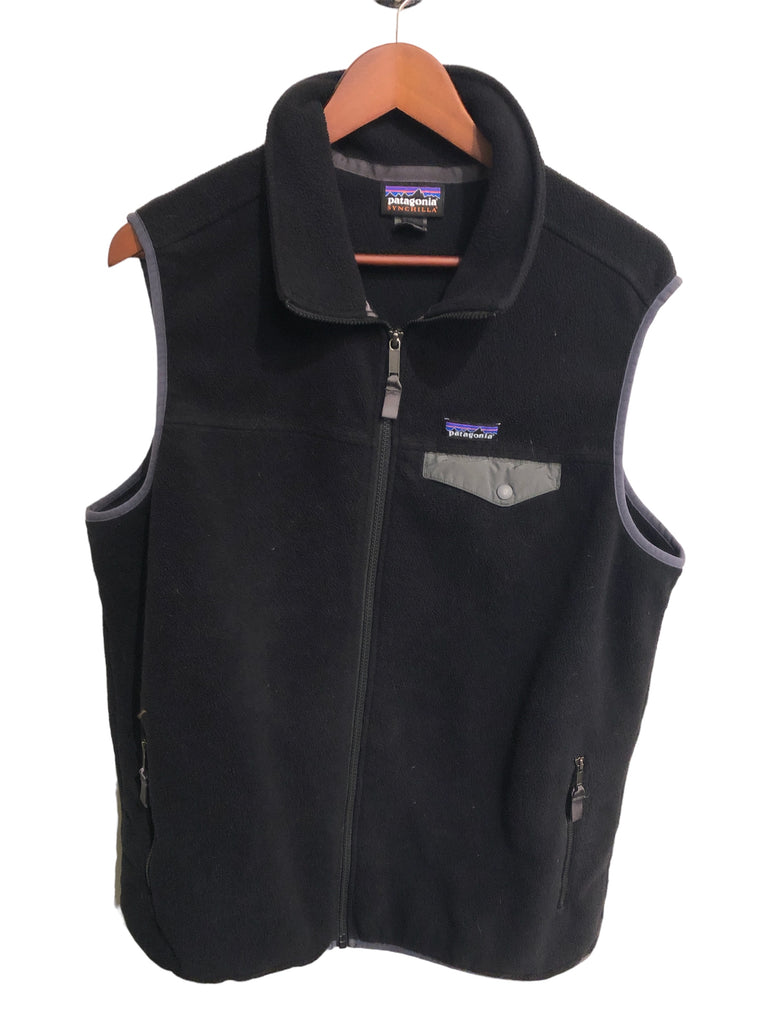 Patagonia Mens Snap-T Synchilla Fleece Vest Black XL – Trail Hut