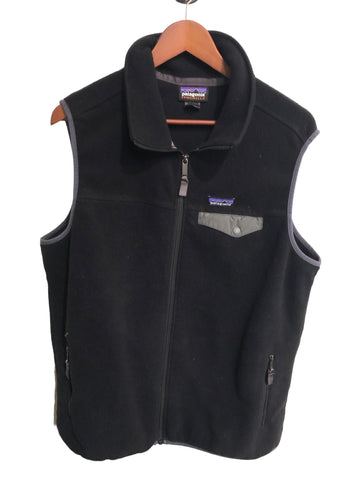 Patagonia Mens Snap-T Synchilla Fleece Vest Black XL