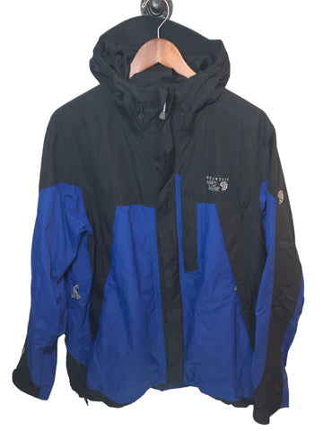 Mountain Hardwear Mens Retro Dry.Q Elite Ski Jacket Blue, Black Large