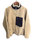 Patagonia Mens Classic Retro-X Fleece Jacket Natural, Purple Medium
