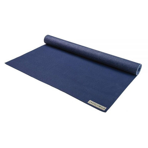 Jade Yoga Voyager Natural Rubber Yoga Mat  Blue New 68" 1.5mm