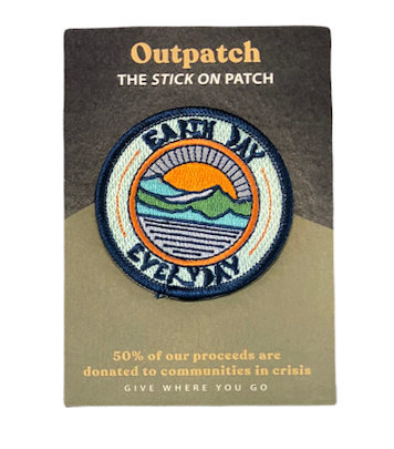 Outpatch Stick-on humanitarian patch: Earth Day Everyday  New