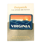 Outpatch Stick-on travel patches: VA Blue Ridge Waves  New
