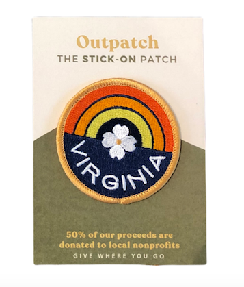 Outpatch Stick on travel patches: VA Dogwood Days  New