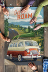 Lantern Press Off to Roam Camper Van 1000 Piece Puzzle  New