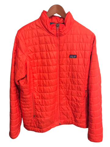 Patagonia Womens Nano Puff Jacket Red/Orange X-Large