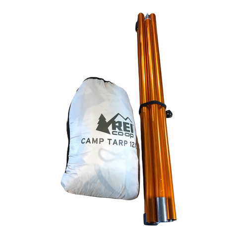 REI Camp Tarp 12x12 with Poles Tan 12x12