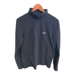 Patagonia Quarter Zip Fleece Pullover Blue Small