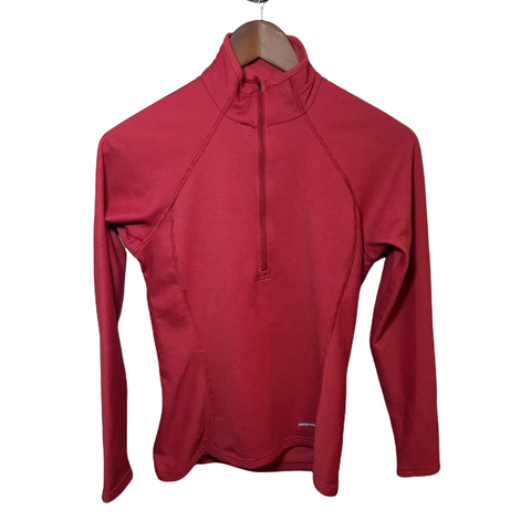 Patagonia Womens Performance Pullover Red X-Small