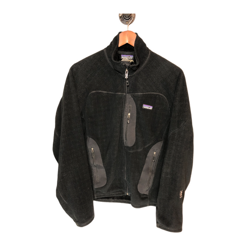 Patagonia Mens R2 Fleece Jacket (Repaired) Black Small