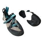 Scarpa Womens Veloce Climbing Shoes Gray, Blue W8.6/EU40.5