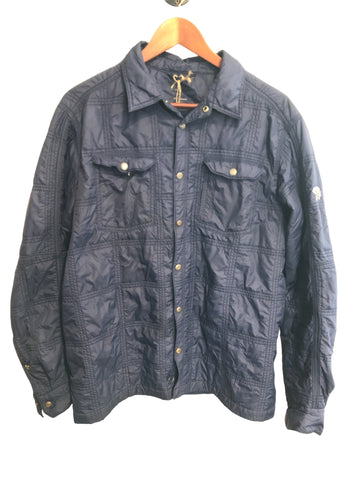 Mountain Hardwear Mens Insulated Shirt Jacket Blue Medium