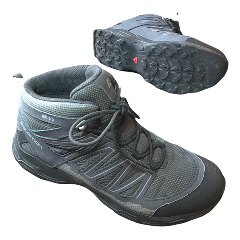 Salomon Mens Pathfinder Mid Hiking Boots Black 11
