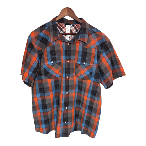 Patagonia Mens Short-Sleeved Shirt  Orange XX-Large