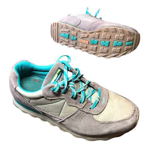 L.L. Bean Katahdin Hiking Shoes Brown, Blue 10
