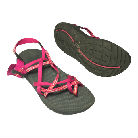 Chaco Womens ZX/2 Classic Sandals Pink/Gray W10
