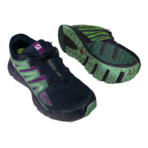 Salomon Womens X-Mission 3 Trail Running Shoes Purple W7/EU38.6