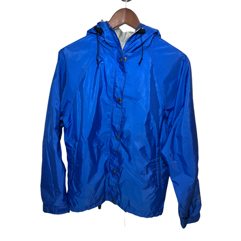 The North Face Womens Vintage Rain Jacket Blue Medium