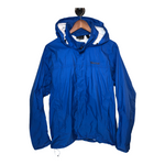 Marmot Mens Precip Rain Jacket Blue Large