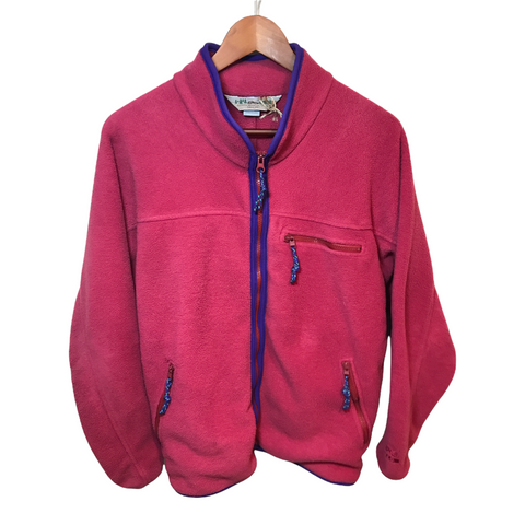 Eastern Mountain Sports Vintage Fleece Jacket Pink Large