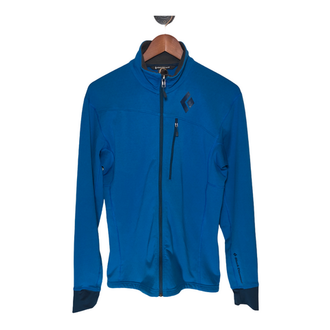 Black Diamond Mens Coefficient Fleece Jacket Blue Small