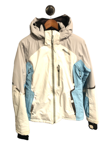 Rossignol Womens Ski Shell Jacket White, Grey, Blue Medium