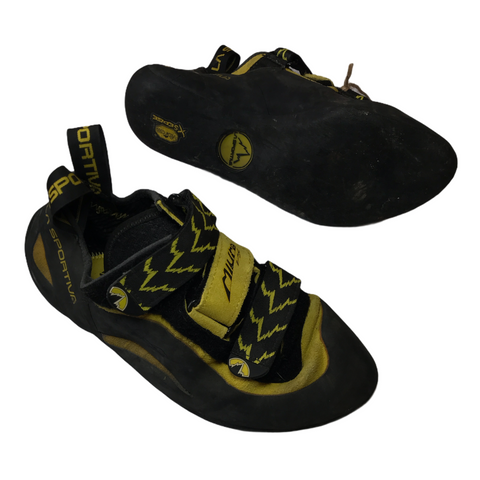 La Sportiva Mens Muira Climbing Shoes Black, Yellow 9