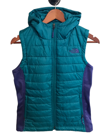 The North Face Womens Puffy Vest Teal, Purple Small