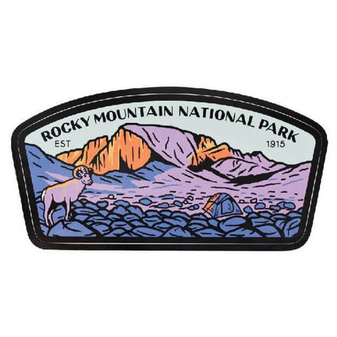 Sendero Provisions Rocky Mountain Naional Park Sticker  New