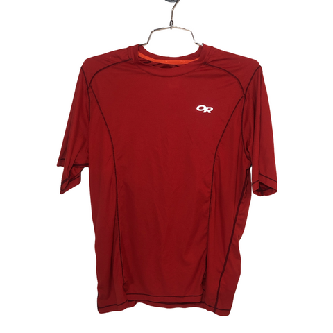 Outdoor Research Mens Argon Base Layer Tee Red Medium