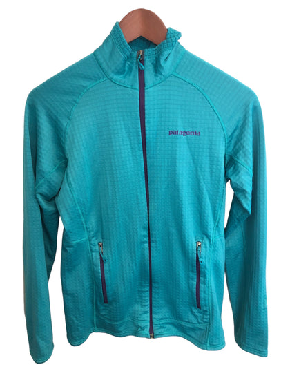 Patagonia Womens R1 Zip Up Teal Small