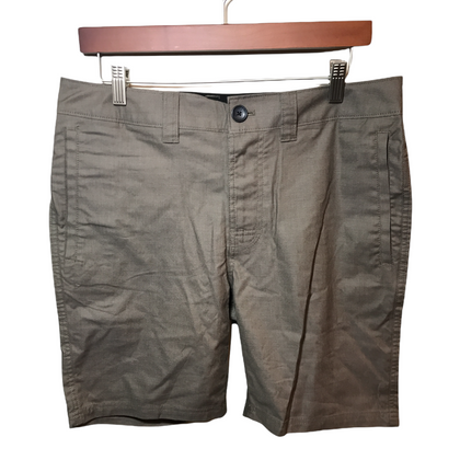 Prana Mens Marion Chino Short 8" Inseam Mud 31