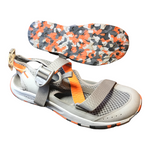 Chaco Mens Odyssey Sandals Gray, Orange 13