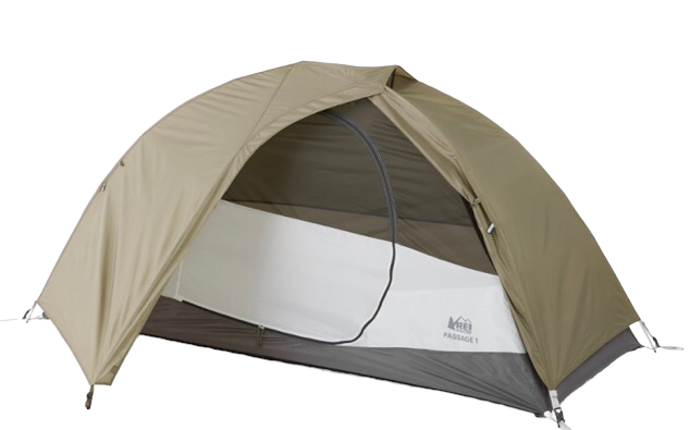 REI Passage Tent Grey Person