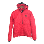 L.L. Bean Womens Katahdin Insulated Hooded Pullover Red Small