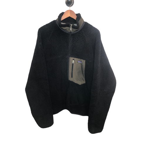 Patagonia Mens Classic Retro-X Fleece Jacket Black XX-Large