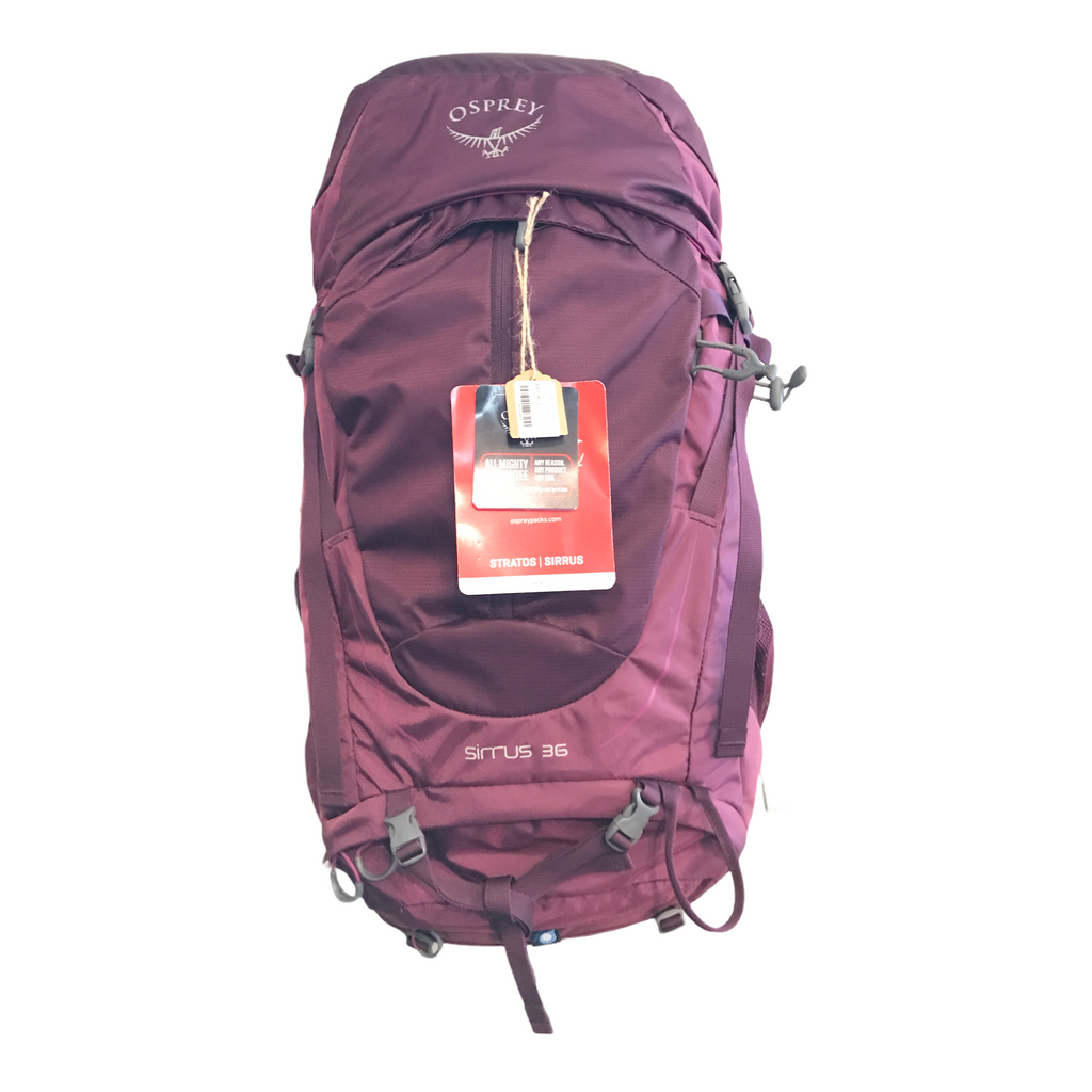 Osprey Sirrus 36 Backpack 36 Liter Purple Womens S/M – Trail Hut Osprey Sirrus 36 Backpack 36 Liter Purple Womens S/M – Trail Hut