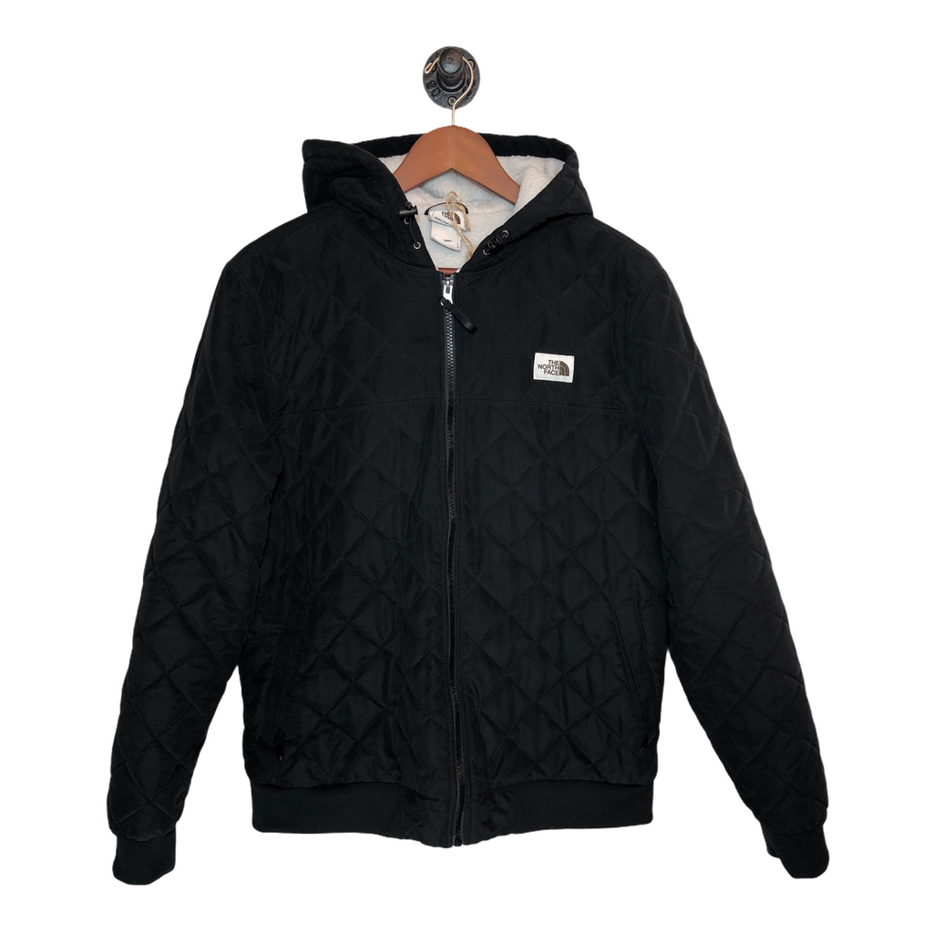 The North Face Mens Cuchillo Insulated Hooded Jacket Black Large Trail Hut